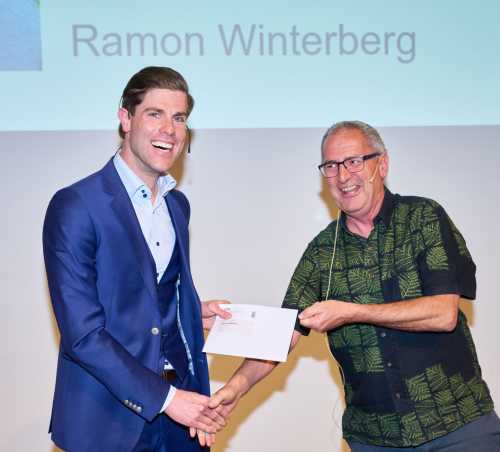 Ramon Winterberg with Prof. Emmanuel Frossard